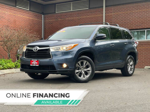 2014 Toyota Highlander for sale at Real Deal Cars in Everett WA