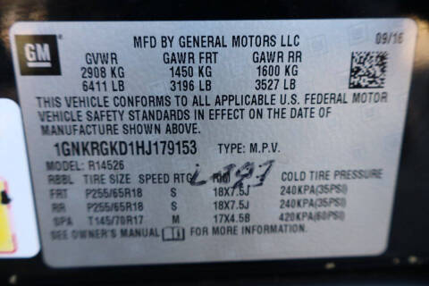 2017 Chevrolet Traverse LT