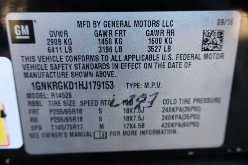 2017 Chevrolet Traverse LT