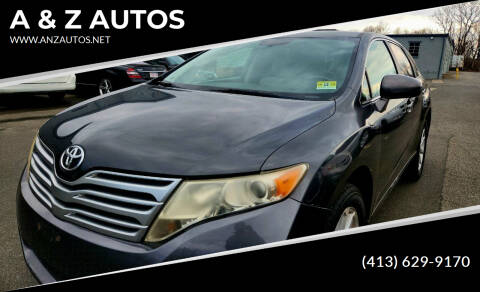 2009 Toyota Venza for sale at A & Z AUTOS in Westfield MA