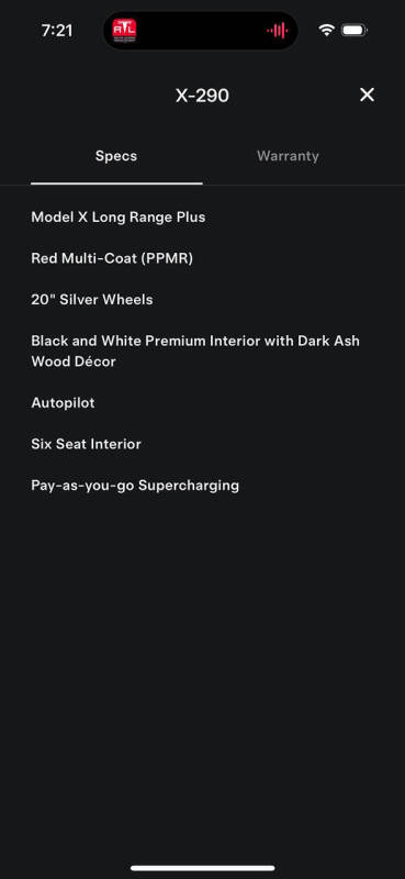 2020 Tesla Model X Long Range Plus