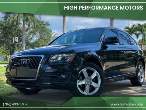 2011 Audi Q5 for sale at HIGH PERFORMANCE MOTORS in Hollywood FL