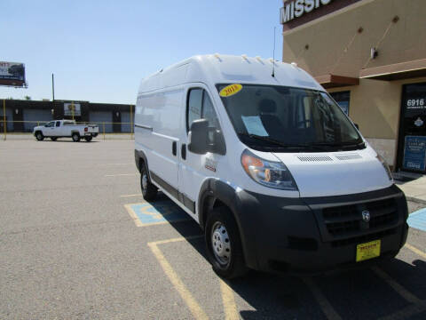2018 RAM ProMaster for sale at Mission Auto & Truck Sales, Inc. in Mission TX