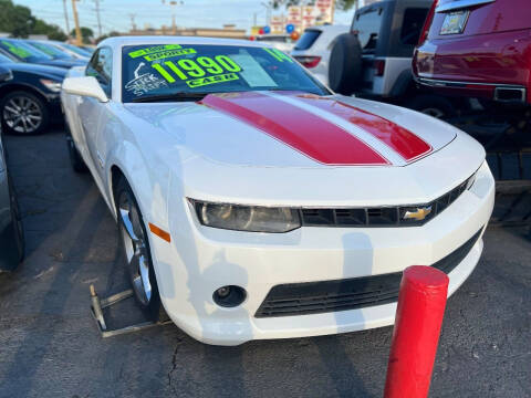 2014 Chevrolet Camaro for sale at CROWN AUTO INC, in South Gate CA