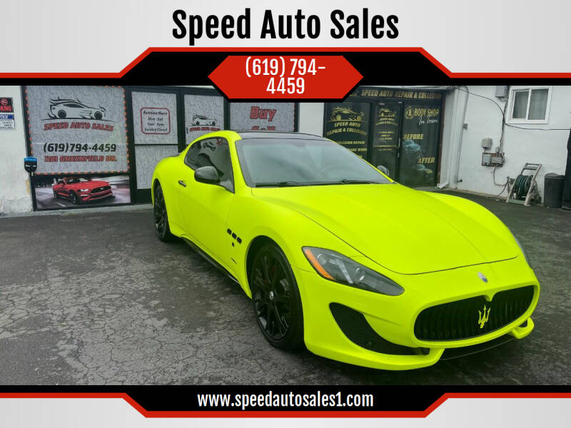 2014 Maserati GranTurismo for sale at Speed Auto Sales in El Cajon CA