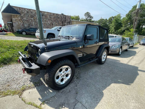 2013 Jeep Wrangler for sale at E Motors LLC in Anderson SC