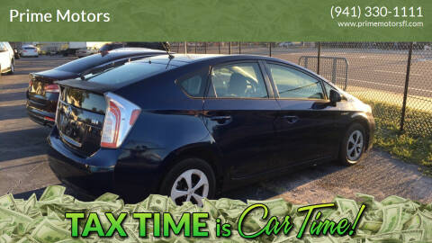 2013 Toyota Prius for sale at Prime Motors in Sarasota FL