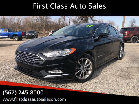 2017 Ford Fusion Hybrid for sale at First Class Auto Sales MI in Erie MI
