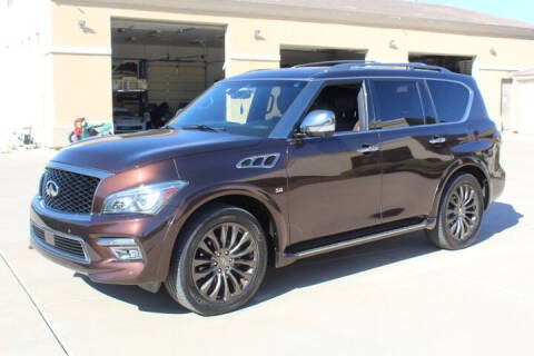 2015 Infiniti QX80 for sale at CLASSIC SPORTS & TRUCKS in Peoria AZ