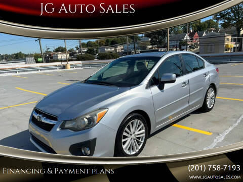 2012 Subaru Impreza for sale at JG Auto Sales in North Bergen NJ