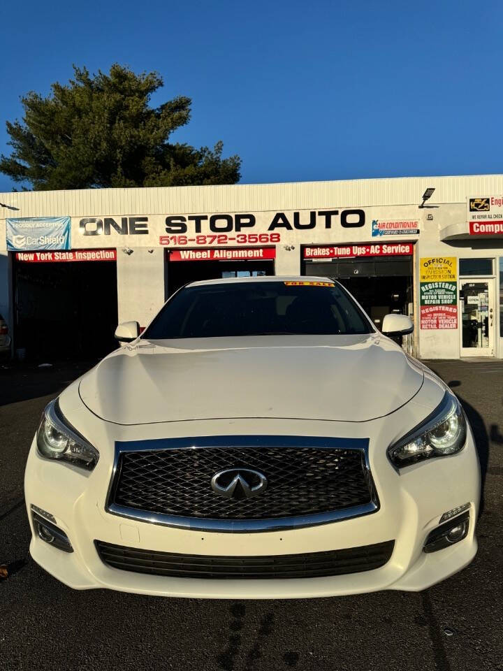 2015 INFINITI Q50 for sale at One Stop Auto Sales NYC in Valley Stream, NY