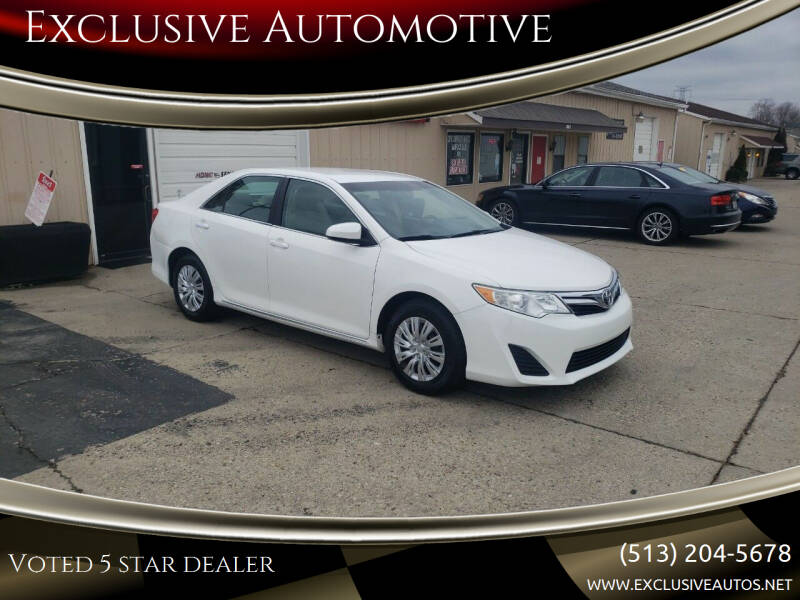 2012 Toyota Camry for sale at Exclusive Automotive in West Chester OH