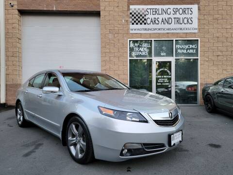 2013 Acura TL for sale at STERLING SPORTS CARS AND TRUCKS in Sterling VA