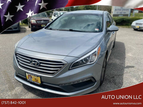 2016 Hyundai Sonata for sale at Auto Union LLC in Virginia Beach VA