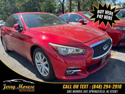 2015 Infiniti Q50 for sale at Jerry Morese Auto Sales LLC in Springfield NJ