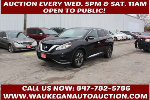 2015 Nissan Murano for sale at Waukegan Auto Auction in Waukegan IL