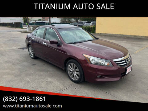 2011 Honda Accord for sale at TITANIUM AUTO SALE in Houston TX