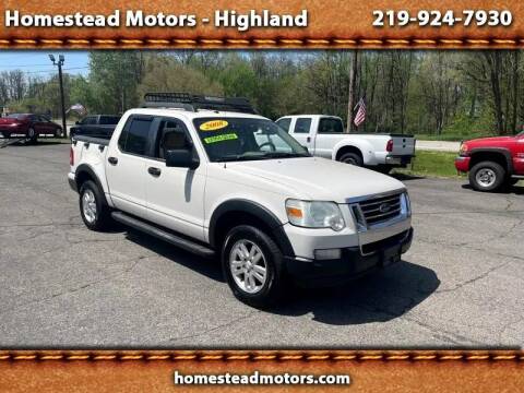 2008 Ford Explorer Sport Trac for sale at HOMESTEAD MOTORS in Highland IN