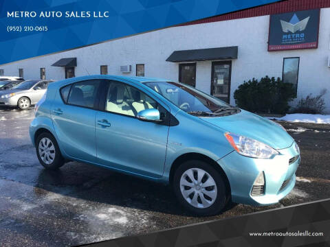 2014 Toyota Prius c for sale at METRO AUTO SALES LLC in Lino Lakes MN