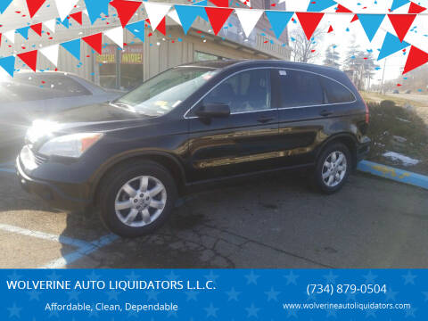 2009 Honda CR-V for sale at WOLVERINE AUTO LIQUIDATORS L.L.C. in Ypsilanti MI