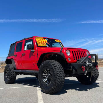 2015 Jeep Wrangler Unlimited for sale at Valdez Auto Sales in Gonzales CA