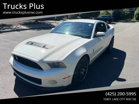 2012 Ford Shelby GT500 for sale at Trucks Plus in Seattle WA