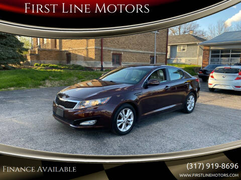 2012 Kia Optima for sale at First Line Motors in Brownsburg IN