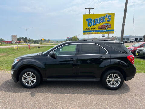 2017 Chevrolet Equinox for sale at Blake's Auto Sales LLC in Rice Lake WI
