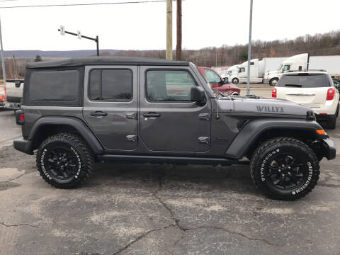 2021 Jeep Wrangler Unlimited for sale at Rinaldi Auto Sales Inc in Taylor PA
