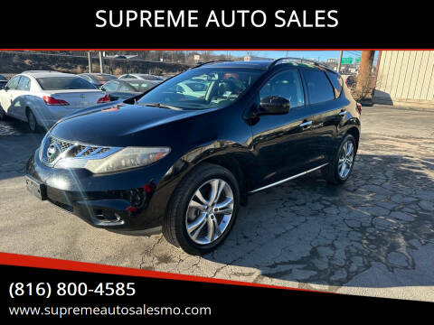 2011 Nissan Murano for sale at SUPREME AUTO SALES in Grandview MO