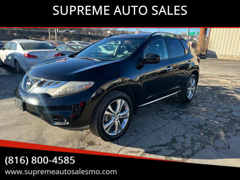 2011 Nissan Murano for sale at SUPREME AUTO SALES in Grandview MO