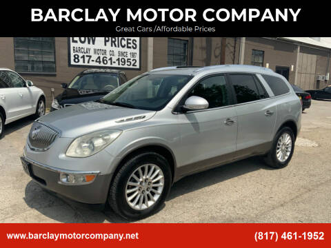 2012 Buick Enclave for sale at BARCLAY MOTOR COMPANY in Arlington TX