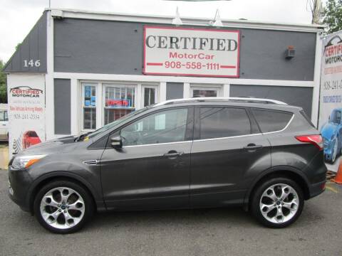 2015 Ford Escape for sale at CERTIFIED MOTORCAR LLC in Roselle Park NJ