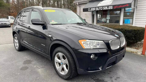 2012 BMW X3 for sale at Clear Auto Sales in Dartmouth MA