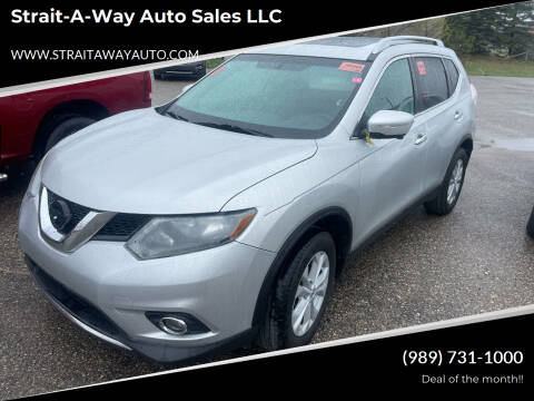 2015 Nissan Rogue for sale at Strait-A-Way Auto Sales LLC in Gaylord MI
