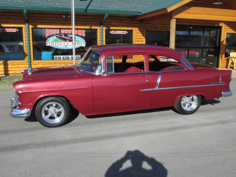 1955 Chevrolet 210 for sale at Ross Customs Muscle Cars LLC in Goodrich MI