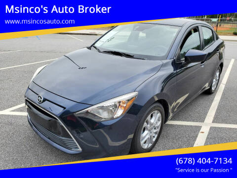 2016 Scion iA for sale at Msinco's Auto Broker in Snellville GA