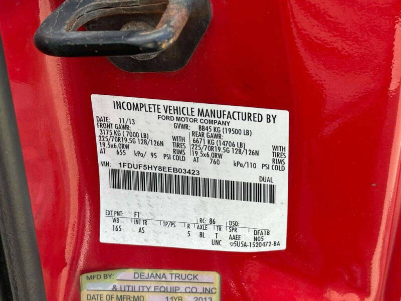 2014 Ford F-550 Super Duty