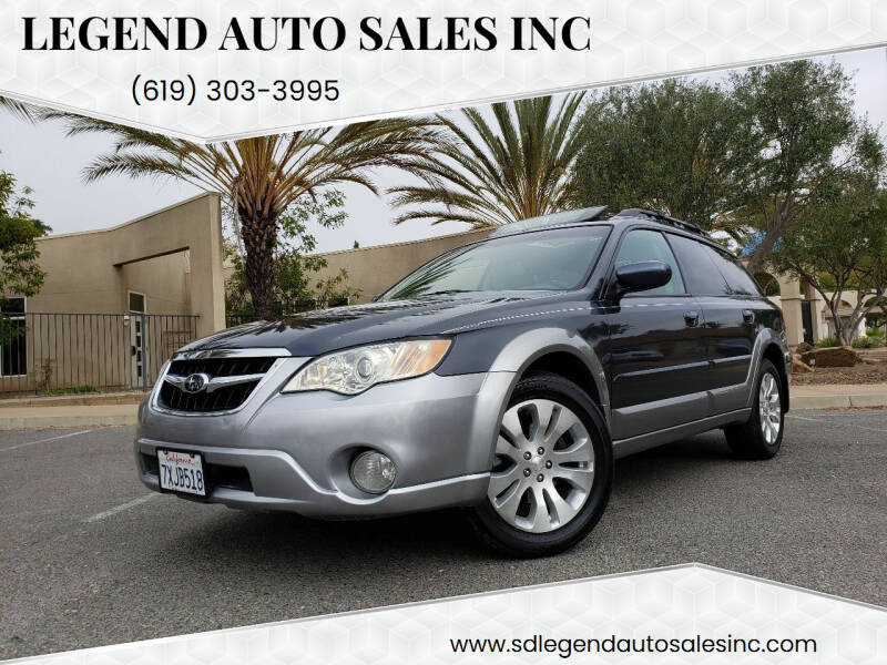 2009 Subaru Outback for sale at Legend Auto Sales Inc in Lemon Grove CA
