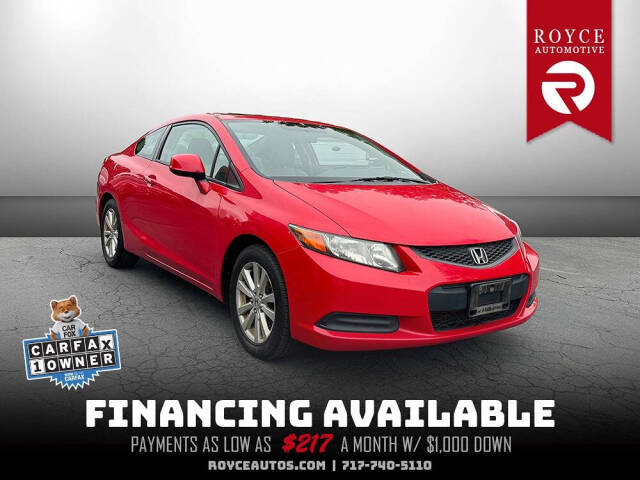 2012 Honda Civic for sale at Royce Automotive LLC in Lancaster, PA