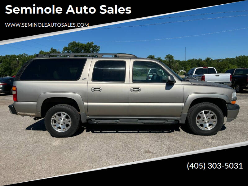 2002 Chevrolet Suburban for sale at Seminole Auto Sales in Seminole OK