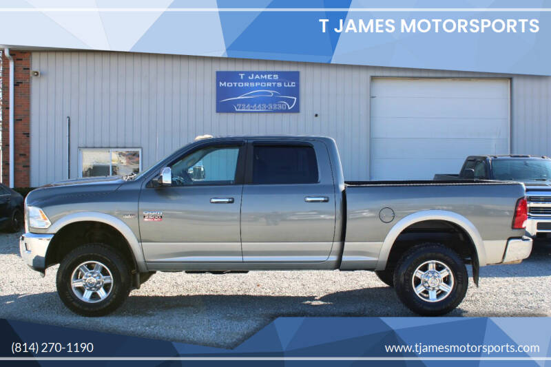 2011 RAM 2500 for sale at T James Motorsports in Gibsonia PA