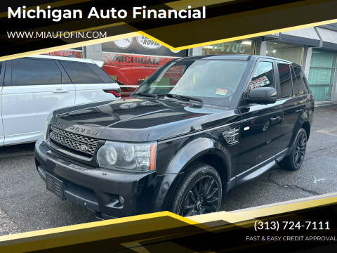 2013 Land Rover Range Rover Sport for sale at Michigan Auto Financial in Dearborn MI