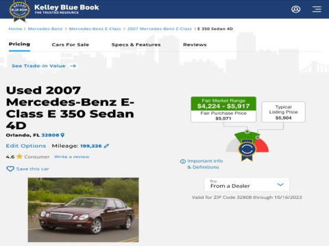 2007 Mercedes-Benz E-Class E 350