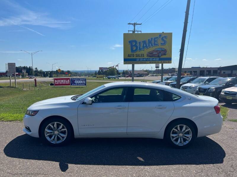 2018 Chevrolet Impala for sale at Blake's Auto Sales in Rice Lake WI