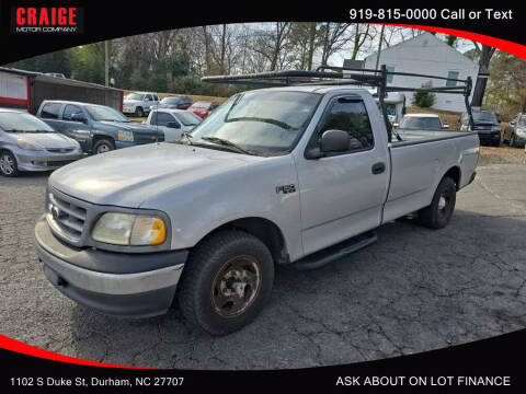 2001 Ford F-150 for sale at CRAIGE MOTOR CO in Durham NC