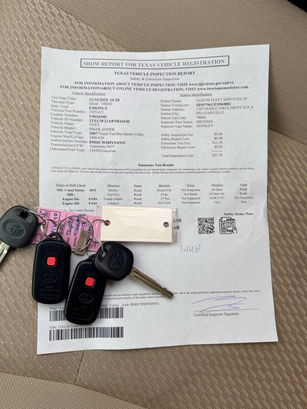 2007 Toyota Highlander Hybrid