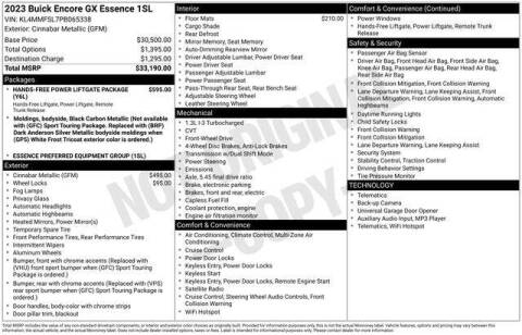 2023 Buick Encore GX Essence