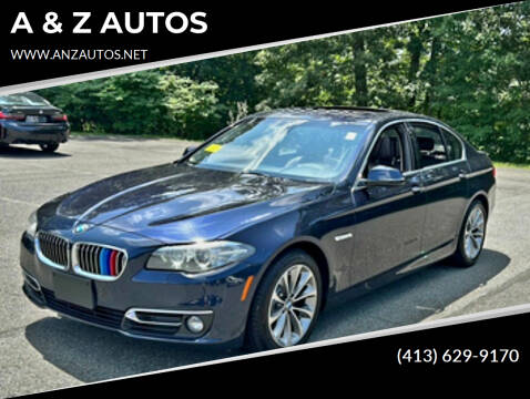 2016 BMW 5 Series for sale at A & Z AUTOS in Westfield MA