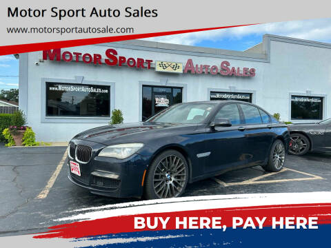 2012 BMW 7 Series for sale at Motor Sport Auto Sales in Waukegan IL
